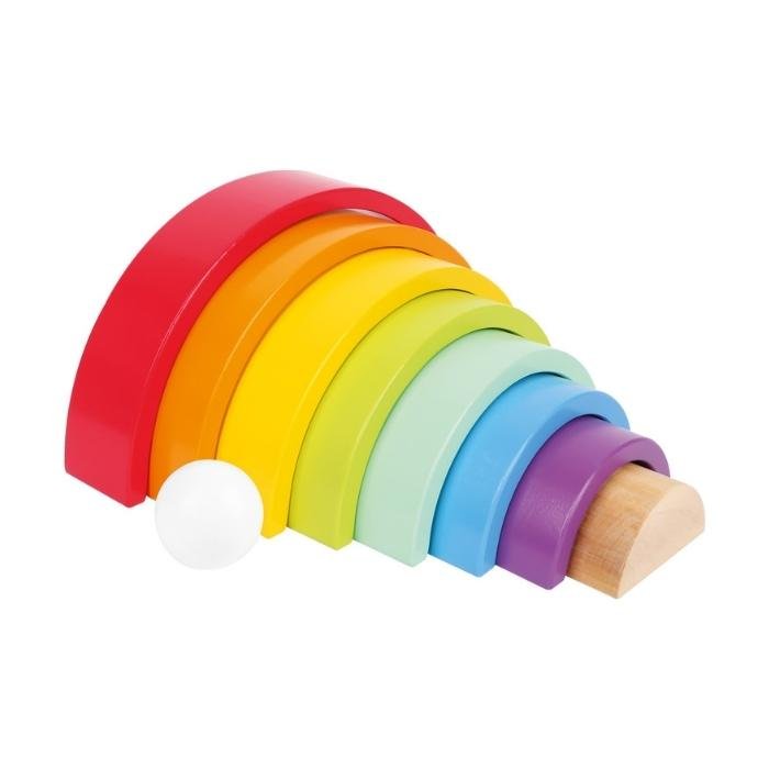 Medinė dėlionė Vaivorykštė