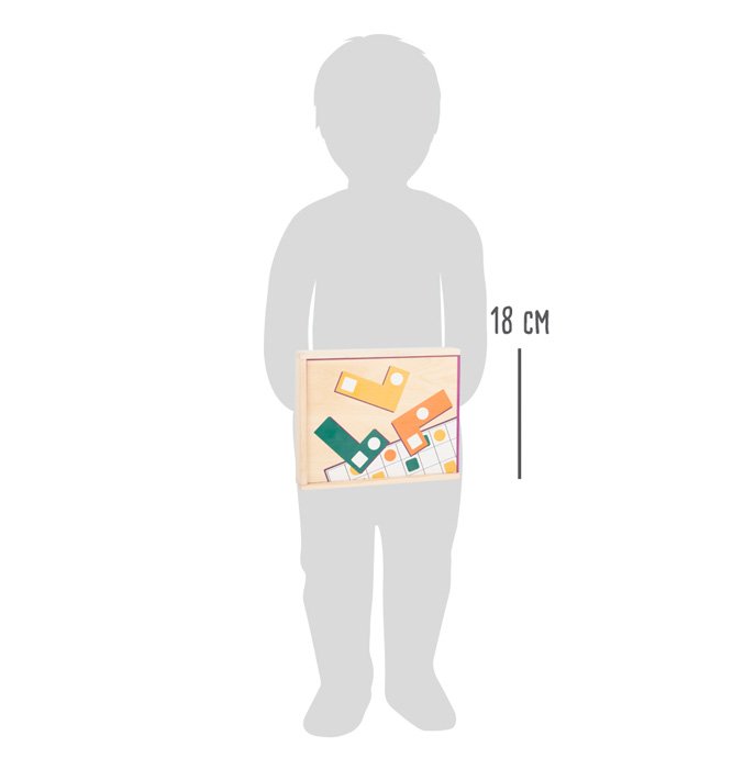 Edukacinė dėlionė su geometrinėm figūrom - Image 4