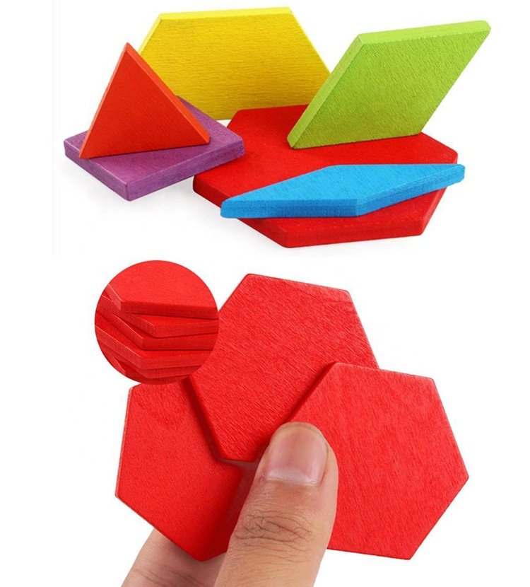 Medinė tangramos dėlionė - Image 2