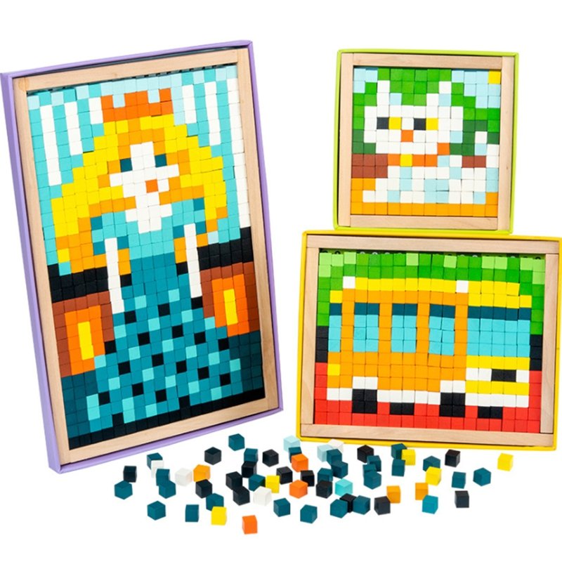 Unikali mozaikos dėlionė - gyvūnai